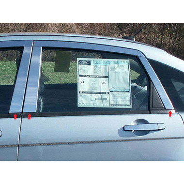 Luxury FX | Pillar Post Covers and Trim | 08-11 Ford Focus | LUXFX0890