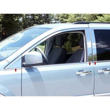 Luxury FX | Pillar Post Covers and Trim | 08-14 Dodge Grand Caravan | LUXFX0902