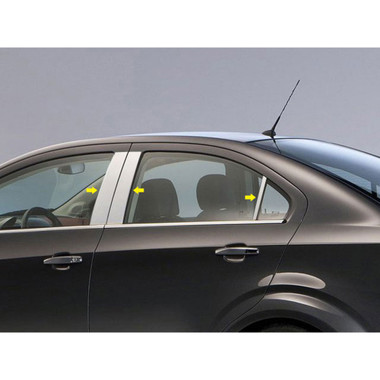 Luxury FX | Pillar Post Covers and Trim | 13-14 Chevrolet Sonic | LUXFX0963