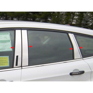 Luxury FX | Pillar Post Covers and Trim | 13-14 Ford Escape | LUXFX0976