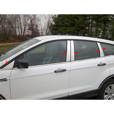 Luxury FX | Pillar Post Covers and Trim | 13-14 Ford Escape | LUXFX0981