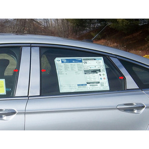 Luxury FX | Pillar Post Covers and Trim | 13-14 Ford Fusion | LUXFX0987