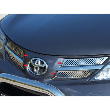Luxury FX | Grille Overlays and Inserts | 13-14 Toyota Rav4 | LUXFX1122