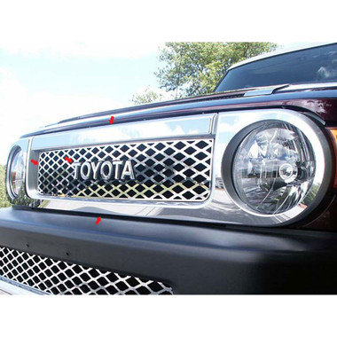 Luxury FX | Grille Overlays and Inserts | 07-14 Toyota FJ Cruiser | LUXFX1125