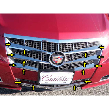 Luxury FX | Grille Overlays and Inserts | 08-13 Cadillac CTS | LUXFX1137