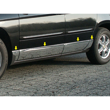 Luxury FX | Side Molding and Rocker Panels | 04-08 Chrysler Pacifica | LUXFX1275