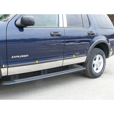 Luxury FX | Side Molding and Rocker Panels | 06-10 Ford Explorer | LUXFX1297