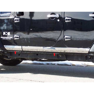 Luxury FX | Side Molding and Rocker Panels | 07-14 Jeep Wrangler | LUXFX1309