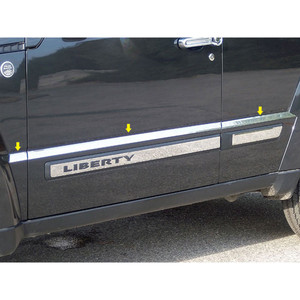 Luxury FX | Side Molding and Rocker Panels | 08-12 Jeep Liberty | LUXFX1329
