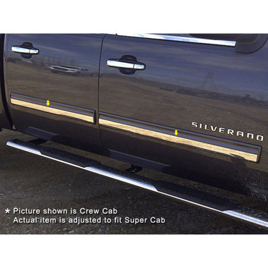 Luxury FX | Side Molding and Rocker Panels | 09-13 Chevrolet Silverado 1500 | LUXFX1351