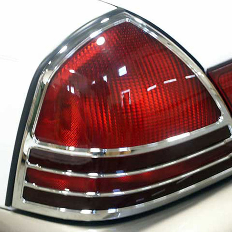 Other FITS MERCURY GRAND MARQUIS 20032011 ABS CHROME TAIL LIGHT BEZELS