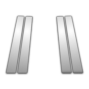 Auto Reflections | Pillar Post Covers and Trim | 05-13 Audi A6 | P1021-Chrome-Pillar-Posts