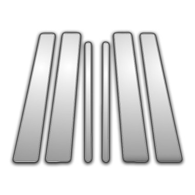Auto Reflections | Pillar Post Covers and Trim | 01-06 Infiniti Q | P3717-Chrome-Pillar-Posts