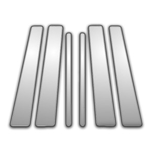 Auto Reflections | Pillar Post Covers and Trim | 05-10 Infiniti M | P3720-Chrome-Pillar-Posts