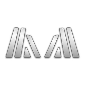 Auto Reflections | Pillar Post Covers and Trim | 08-13 Infiniti EX | P3733-Chrome-Pillar-Posts