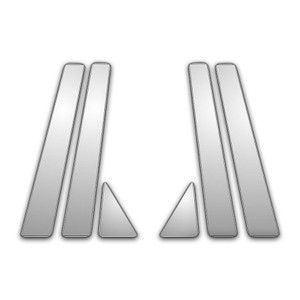 Auto Reflections | Pillar Post Covers and Trim | 07-13 KIA Spectra | P39452-Chrome-Pillar-Posts