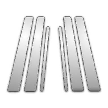 Auto Reflections | Pillar Post Covers and Trim | 06-13 KIA Rondo | P39456A-Chrome-Pillar-Posts