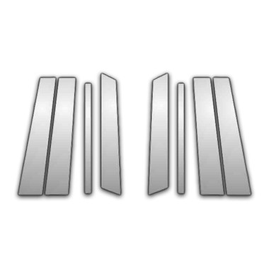 Auto Reflections | Pillar Post Covers and Trim | 07-13 Lincoln MKX | P4019X-Chrome-Pillar-Posts