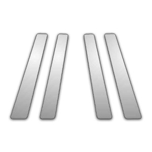 Auto Reflections | Pillar Post Covers and Trim | 04-13 Mazda 3 | P4150-Chrome-Pillar-Posts