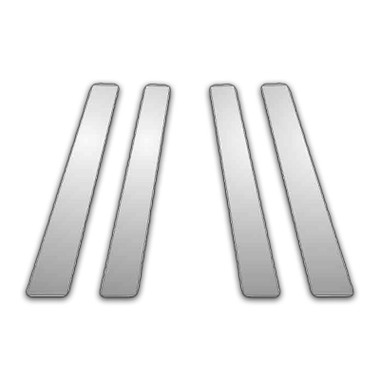 Auto Reflections | Pillar Post Covers and Trim | 04-13 Mazda 3 | P4150-Chrome-Pillar-Posts
