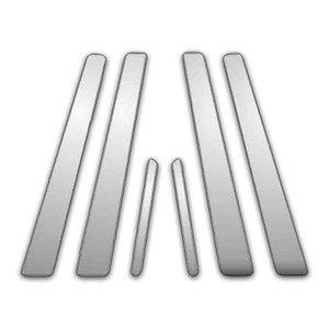 Auto Reflections | Pillar Post Covers and Trim | 02-08 Mazda 6 | P4157-Chrome-Pillar-Posts
