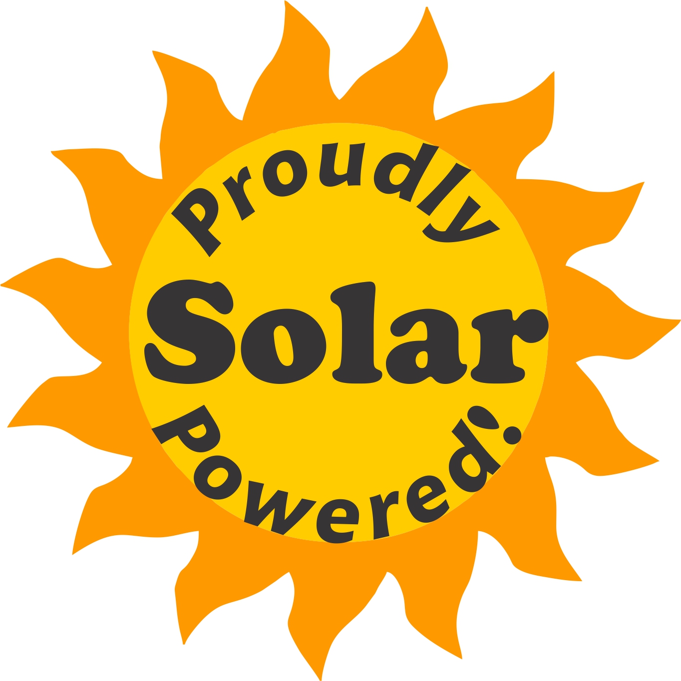 PosterEnvy Proudly Solar Powered Logo