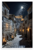 Romans 6:23 'Wages of Sin is Death but Gift of God Eternal Life' Inspirational 12x18 US Made Poster