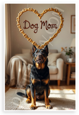 Beauceron Dog Dog Mom Heart Treats Cozy Living Room 12x18 US Made Poster