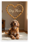 Spinone Italiano Dog Mom Dog Bone Heart Wall Art 12x18 US Made Poster