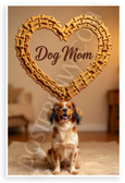 Dog Mom Nederlandse Kooikerhondje Dog Treat Heart Wall Art 12x18 US Made Poster