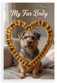 My Fur Baby Lakeland Terrier Dog Bone Heart Frame 12x18 US Made Poster