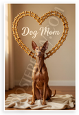 Dog Mom Pharaoh Hound Dog Bone Heart Wall Art 12x18 US Made Poster
