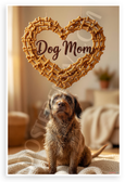 Otterhound Dog Mom Dog Bone Heart Wall Art 12x18 US Made Poster