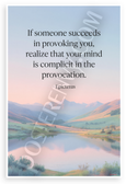 Epictetus "If Someone Succeeds in Provoking You" Inspirational 12x18 US Made Poster