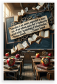 Thomas Sowell 'Education Replaced by Indoctrination' Quote Inspirational 12x18 US Made Poster