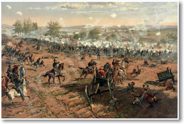 Battle of Franklin Tennessee NEW Vintage Reprint POSTER November 30 1864