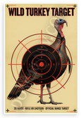Wild Turkey Target Shooting Range 12"x18" US Made Poster