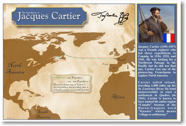 Explorer Jacques Cartier Social Studies Classroom Poster Posterenvy Com Explorer Jacques Cartier Social Studies Classroom Poster Posterenvy Com