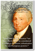 The Monroe Doctrine - U.S. History Poster