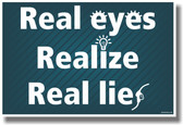 Real Eyes (Oil) - NEW Classroom Reading and Writing Poster