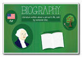 Biography - NEW Classroom Reading and Writing Poster