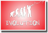 Trumpet Evolution - Red - NEW Music Poster