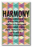 Harmony - NEW Music Poster