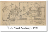 US Naval Academy 1924 - NEW Vintage Photograph Poster