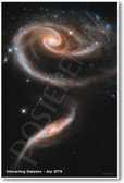 Interacting Galaxies - Arp 273 - NEW Space Astronomy Poster