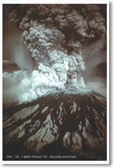 Mt St Helens Eruption - NEW Classroom Science Poster