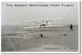 Wright Brothers First Flight - 1903 - NEW Vintage Poster