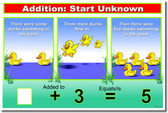 Addition: START Unknown - Classroom Math Poster