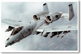 Airforce A-10 Thunderbolt II - aka Warthog Poster