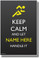 Custom Keep Calm Poster - Runner Athlete
